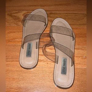 Steve Madden clear sandals, Excellent pre-loved condition, Size 7.5